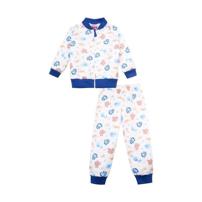 SANTANA - Pijama Térmica Niño Azul Rey_.