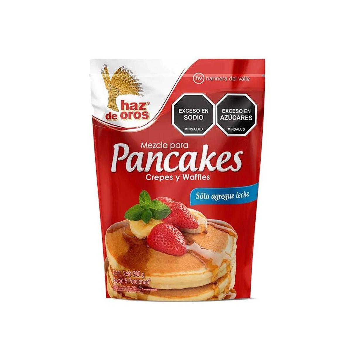 GENERAL - Mezcla Para Pancakes Crepes y Waffles Haz de Oros x 300g