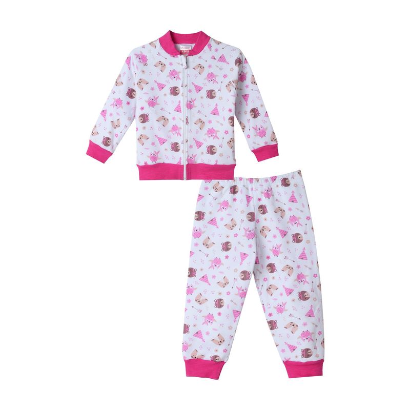 SANTANA - Pijama Térmica Bebé Rosado