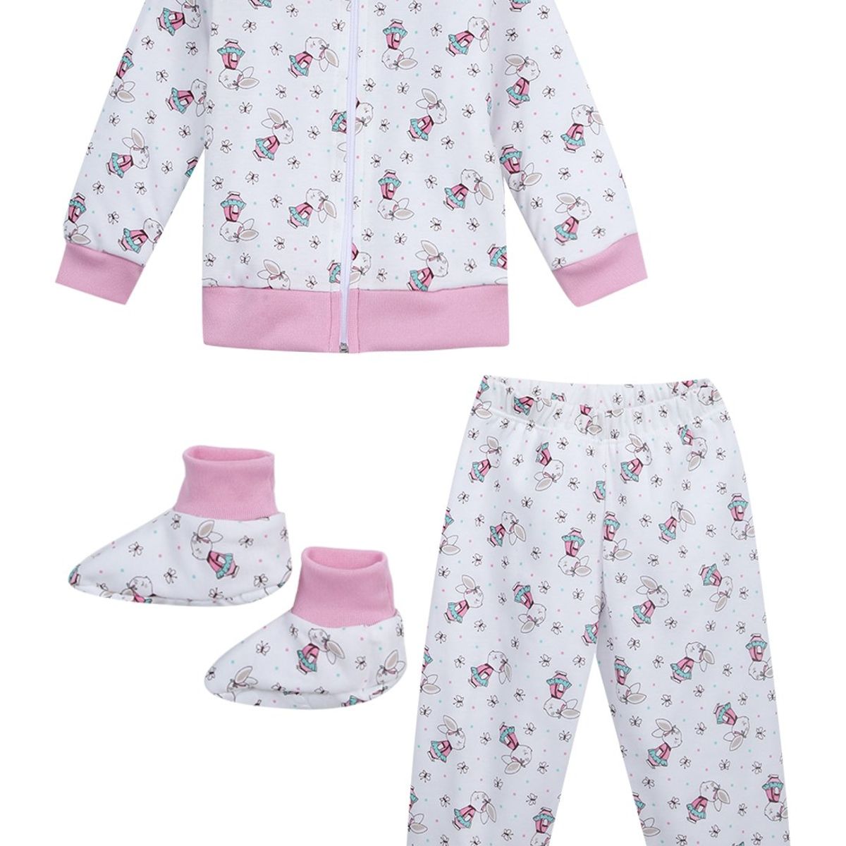 SANTANA - Pijama Térmica Bebé Palo Rosa