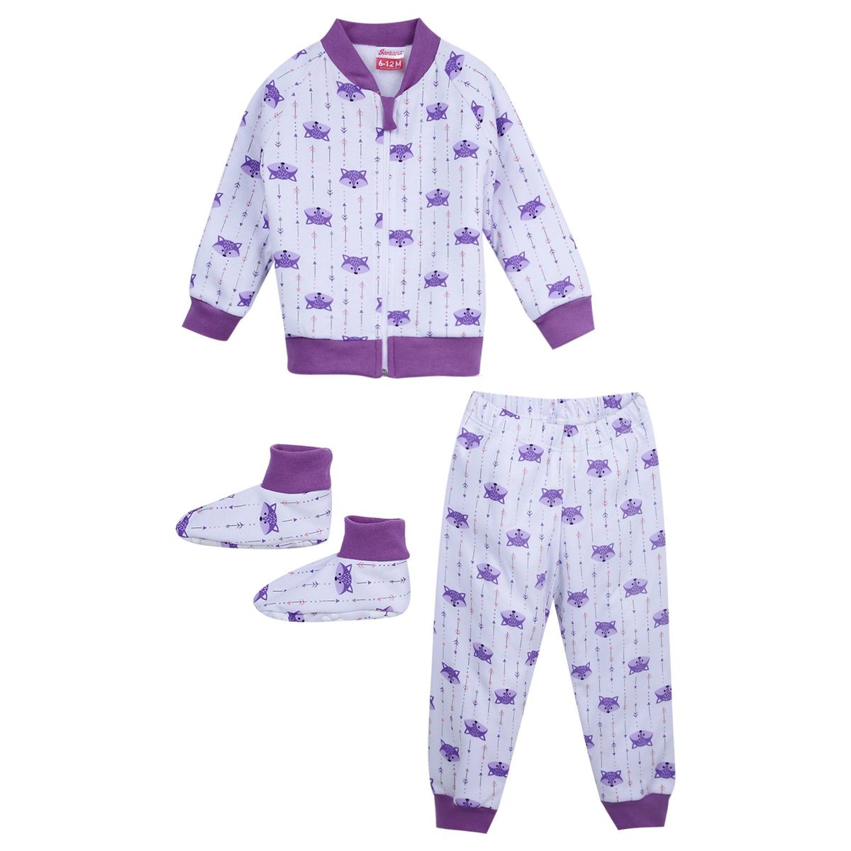 SANTANA - Pijama Térmica Bebé Violeta