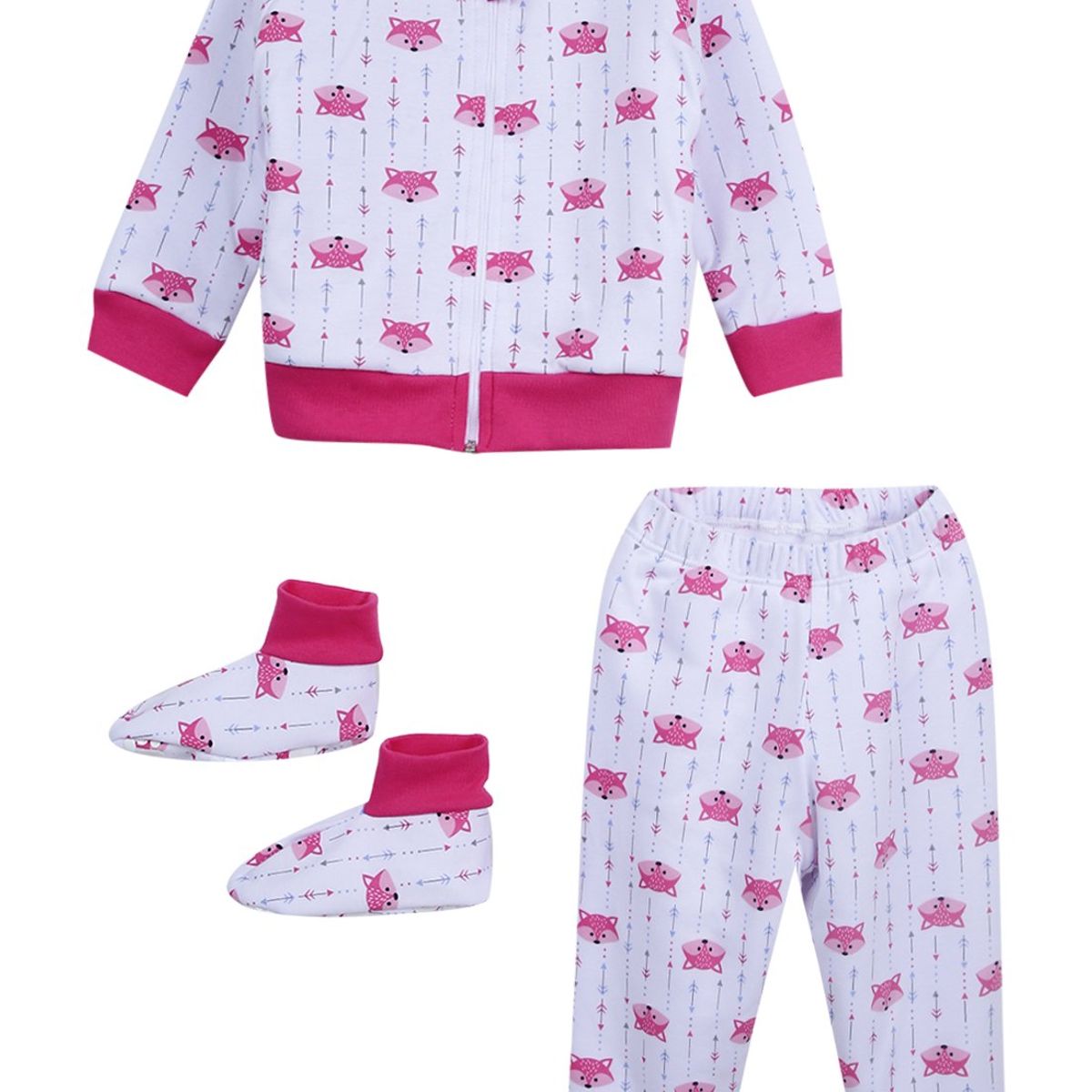 SANTANA - Pijama Térmica Niña Magenta_.