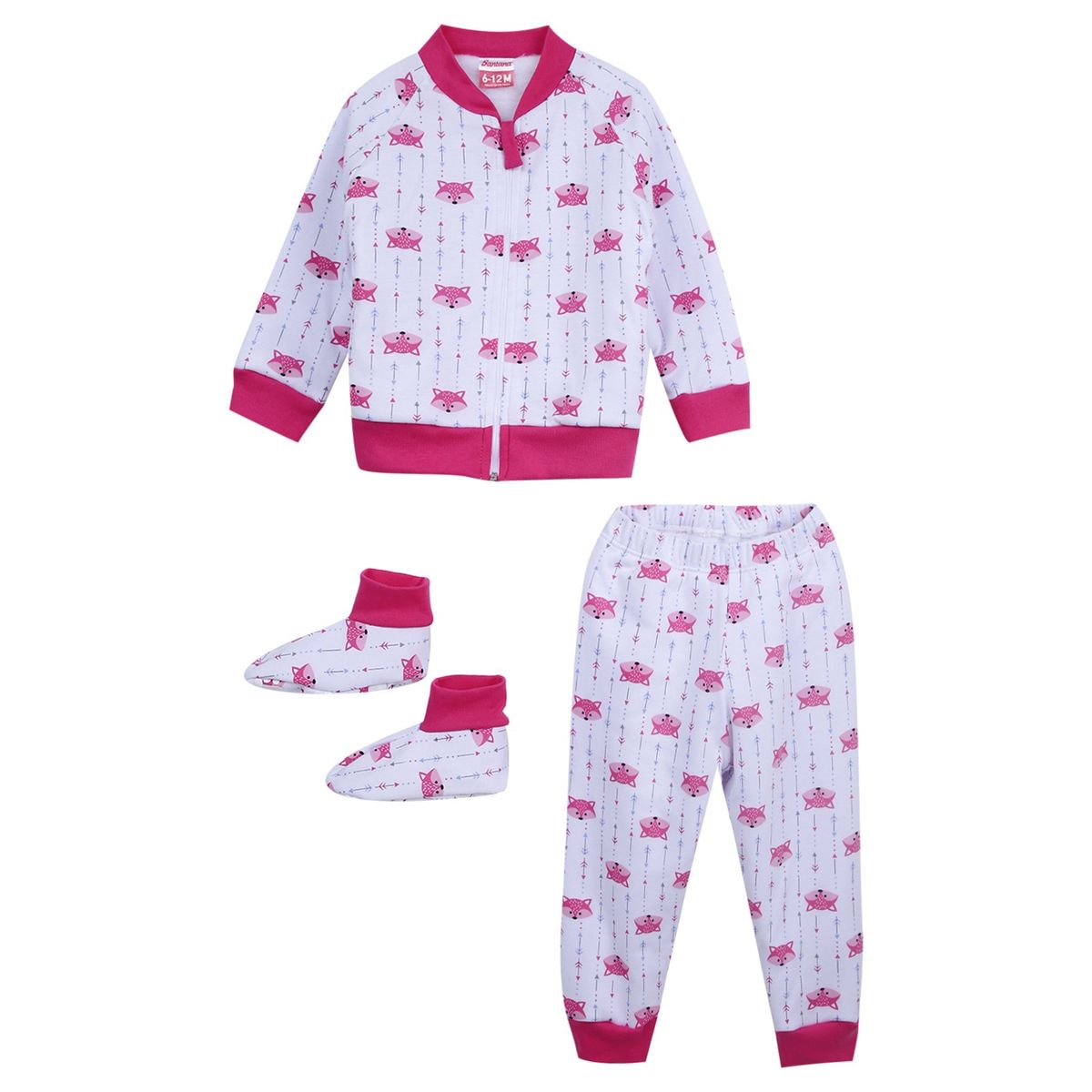 SANTANA - Pijama Térmica Niña Magenta_.