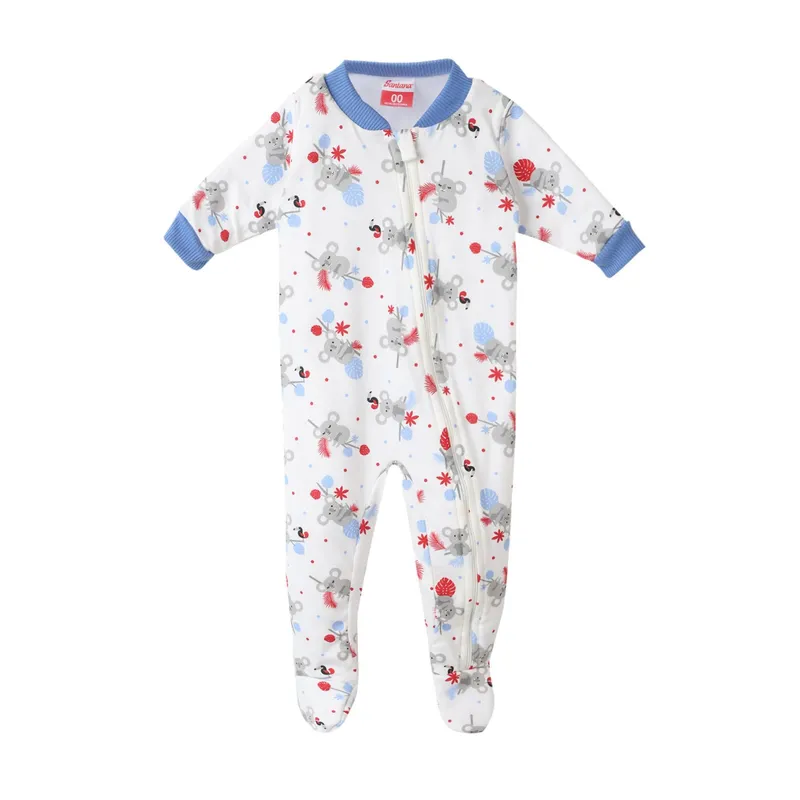 SANTANA - Pijama Térmica Bebé Rojo