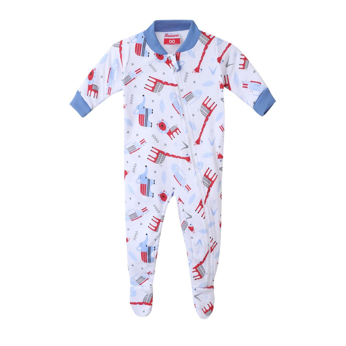 SANTANA - Pijama Térmica Bebé Azul