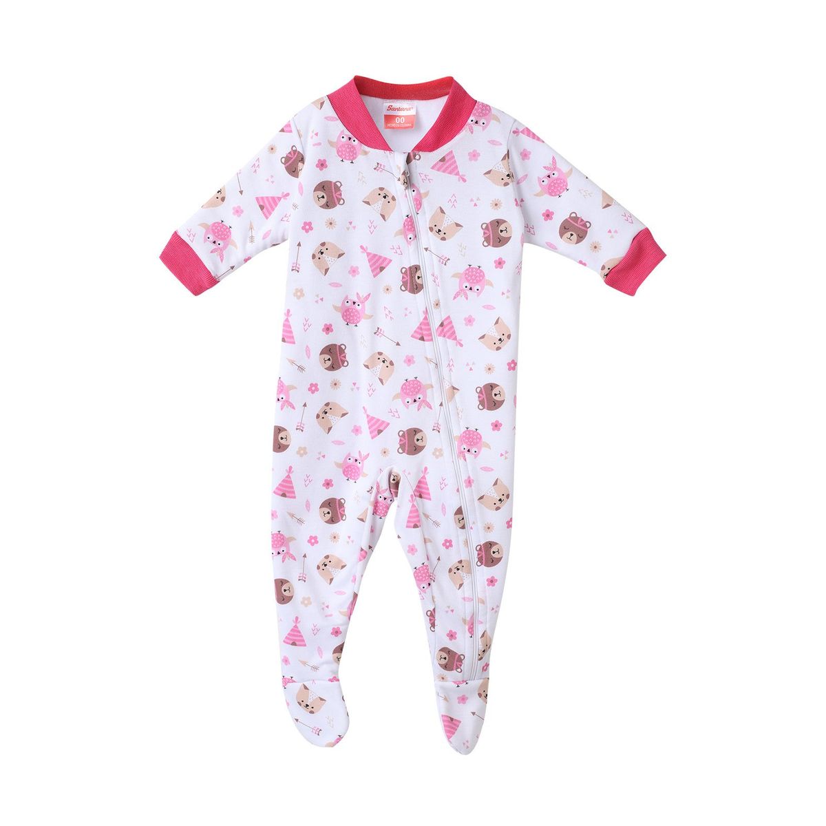 SANTANA - Pijama Térmica Bebé Rosado