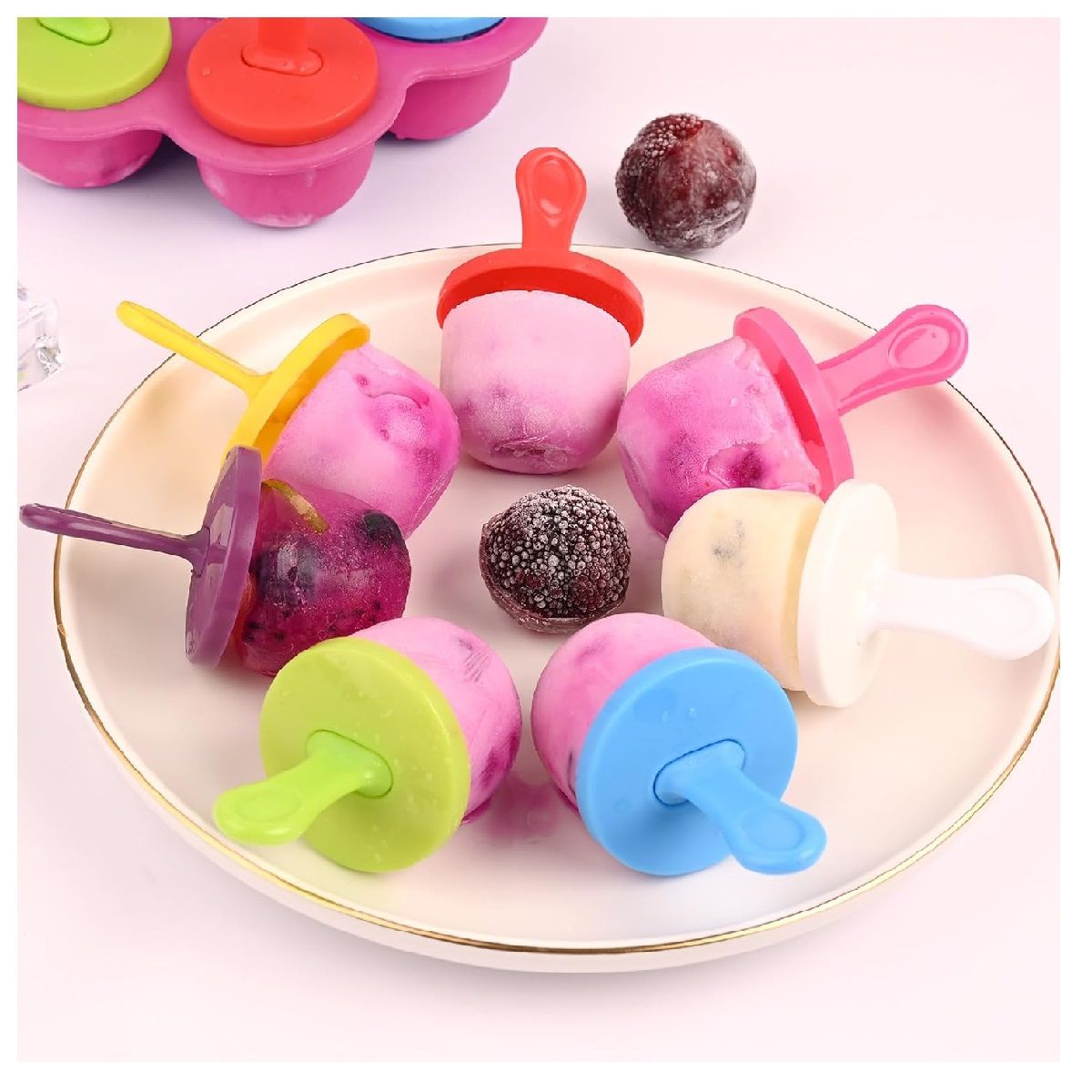 MUNDO BEBE - Moldes De Paletas Para Bebé En Silicona Helados