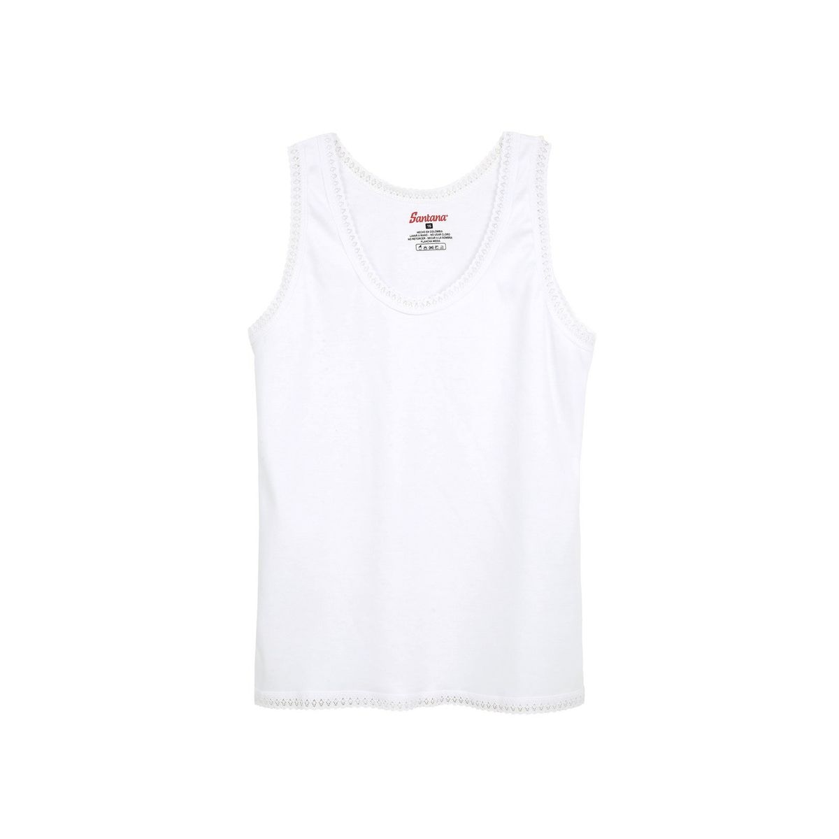 SANTANA - Camiseta Esqueleto Niña Blanco