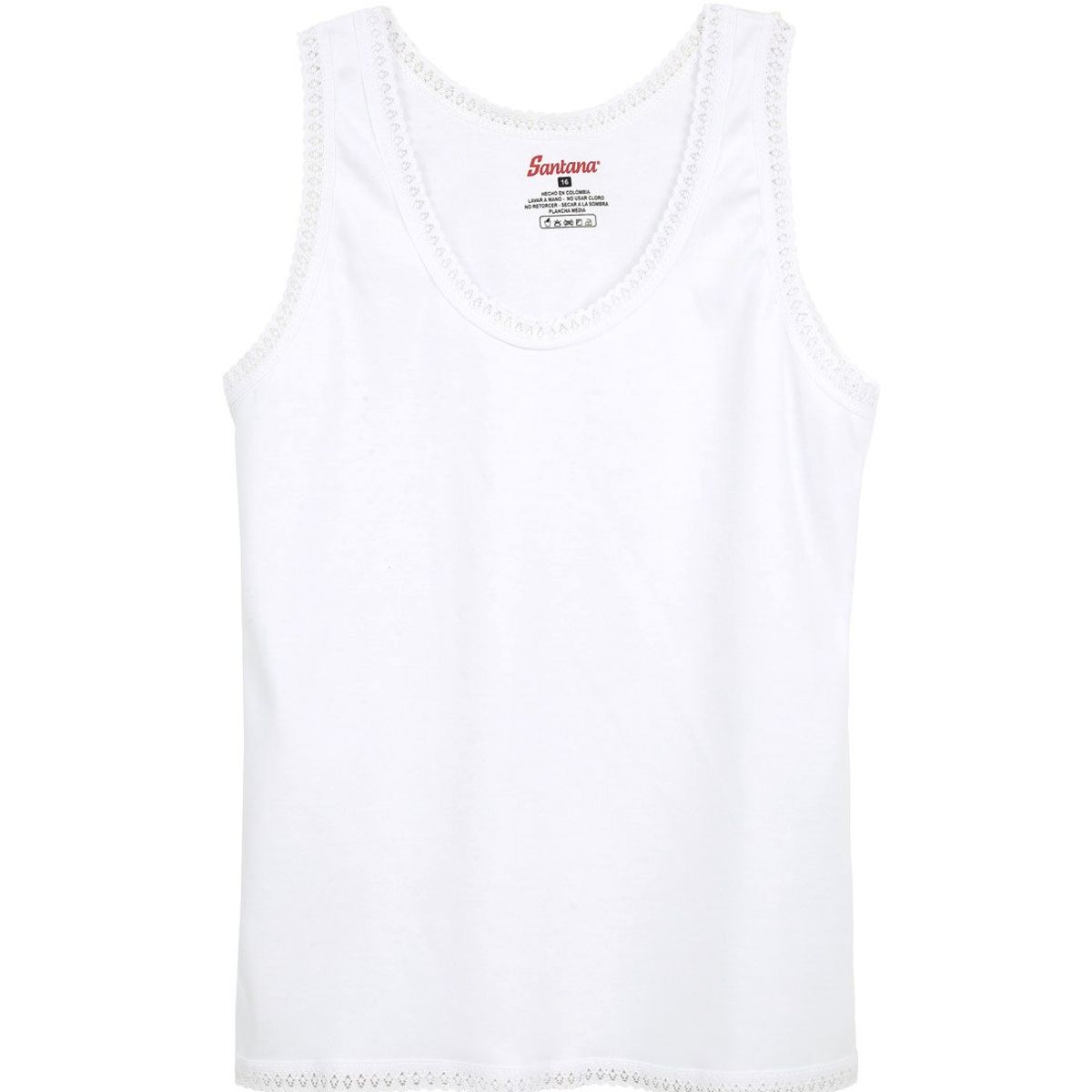 SANTANA - Camiseta Esqueleto Niña Blanco