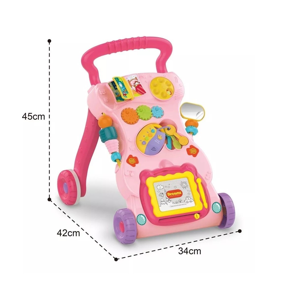 MUNDO BEBE - Andadera Caminador Musical Didáctico Bebé Huanger Niña Niño