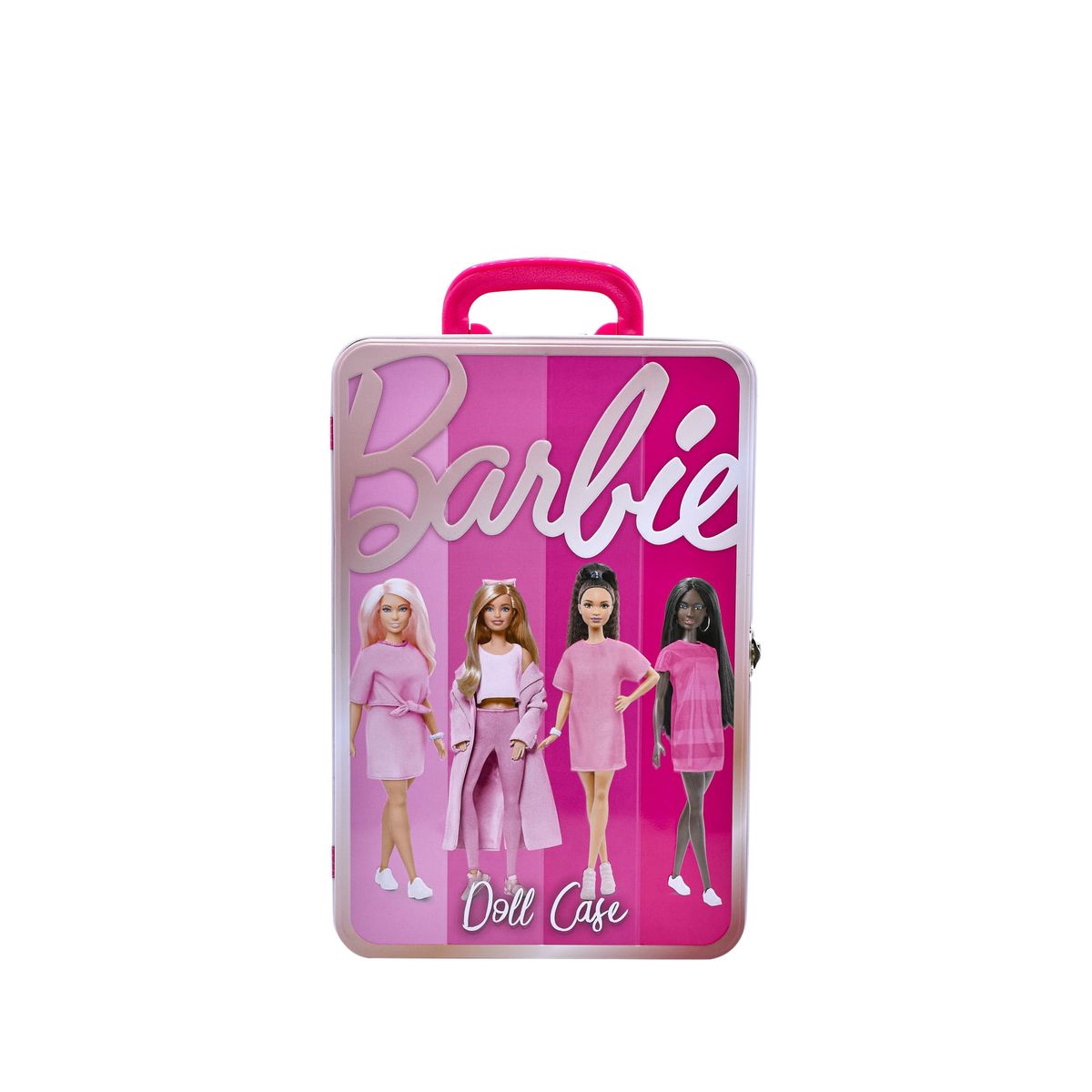 TOY LOGIC - Organizador Metálico 4 Muñecas Barbie Wardrobe Estuche de Colección