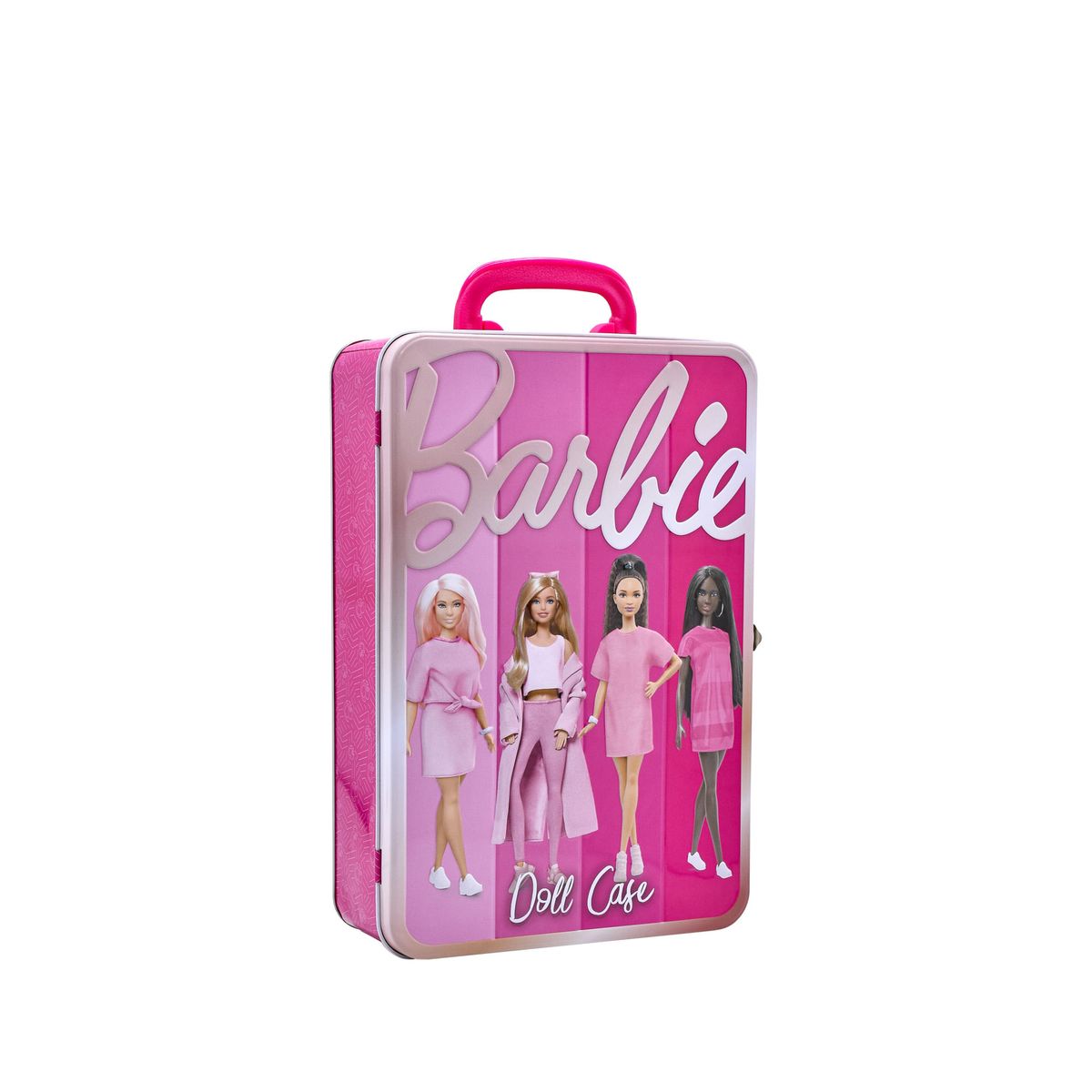 TOY LOGIC - Organizador Metálico 4 Muñecas Barbie Wardrobe Estuche de Colección