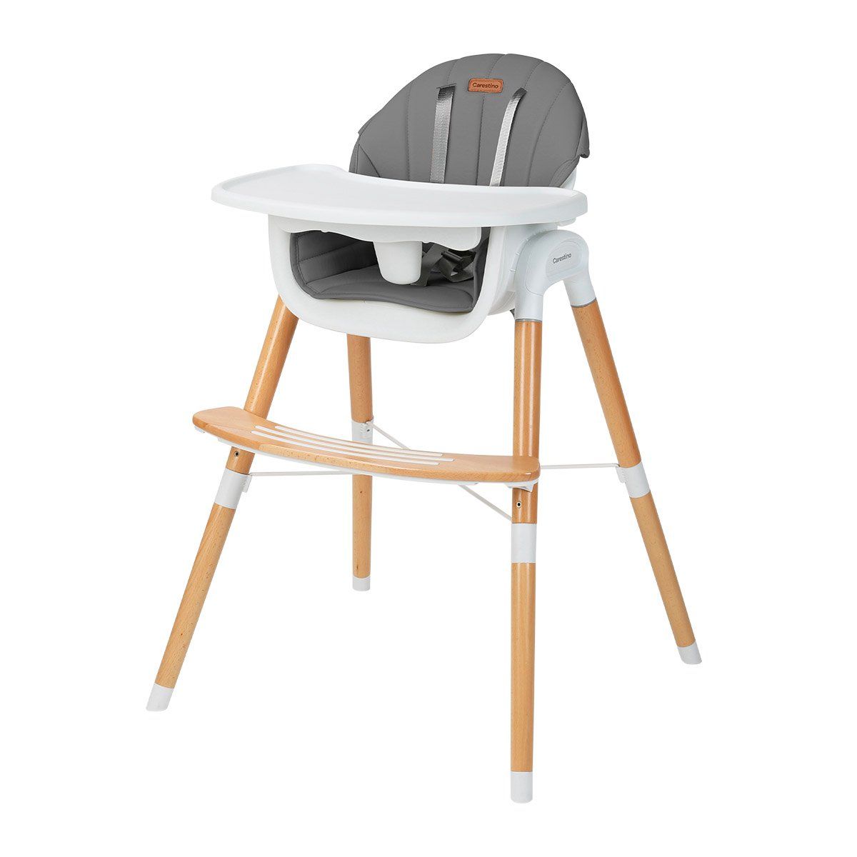 CARESTINO - Silla Comedor Estocolmo Gris Oscuro