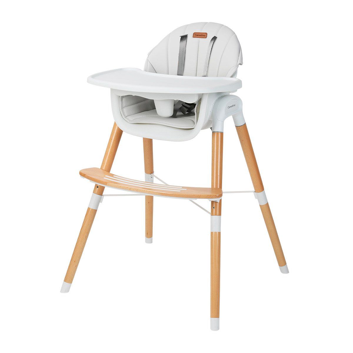 CARESTINO - Silla Comedor Estocolmo Gris claro