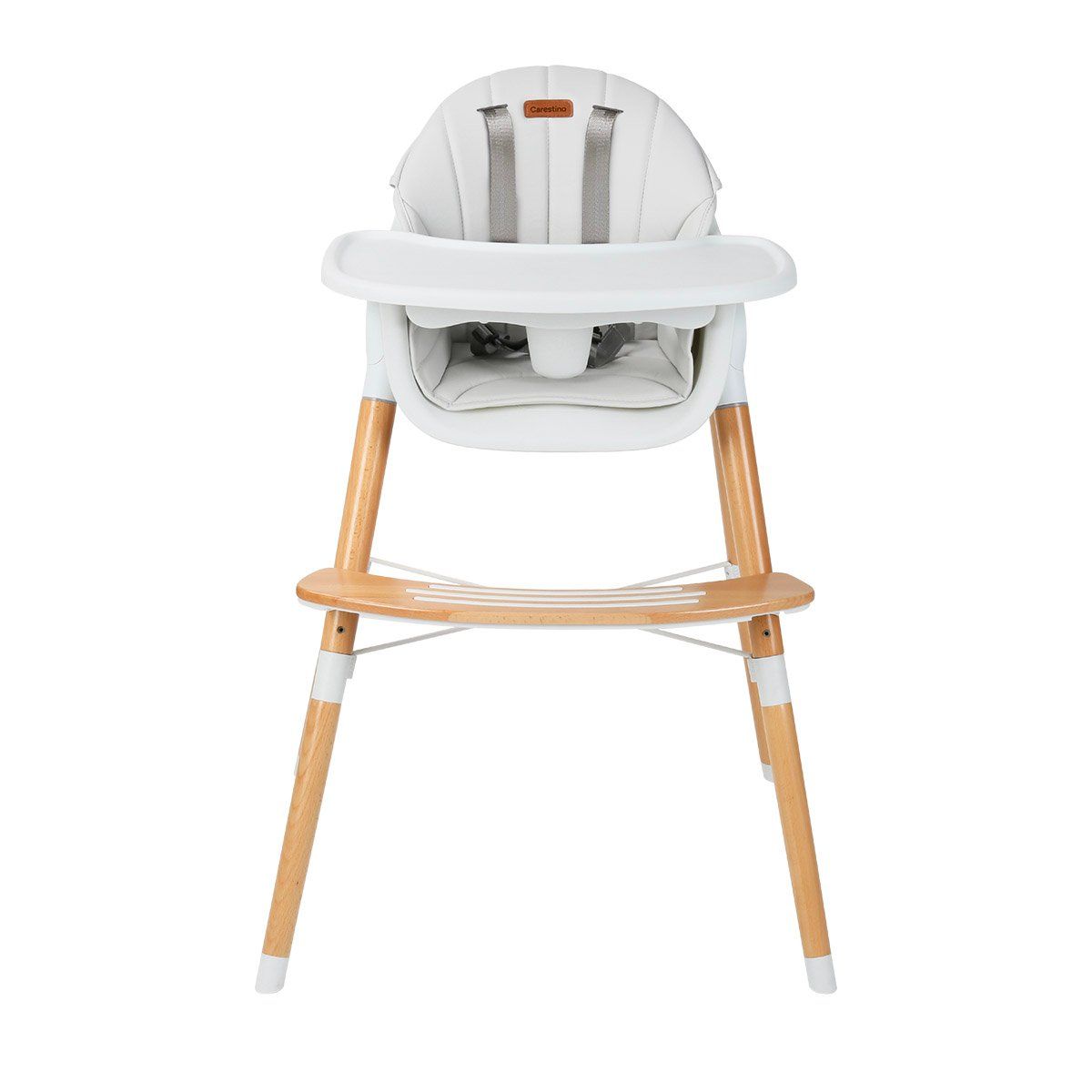 CARESTINO - Silla Comedor Estocolmo Gris claro