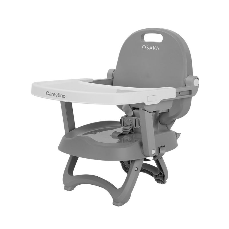 CARESTINO - Silla de comer Booster Osaka Gris