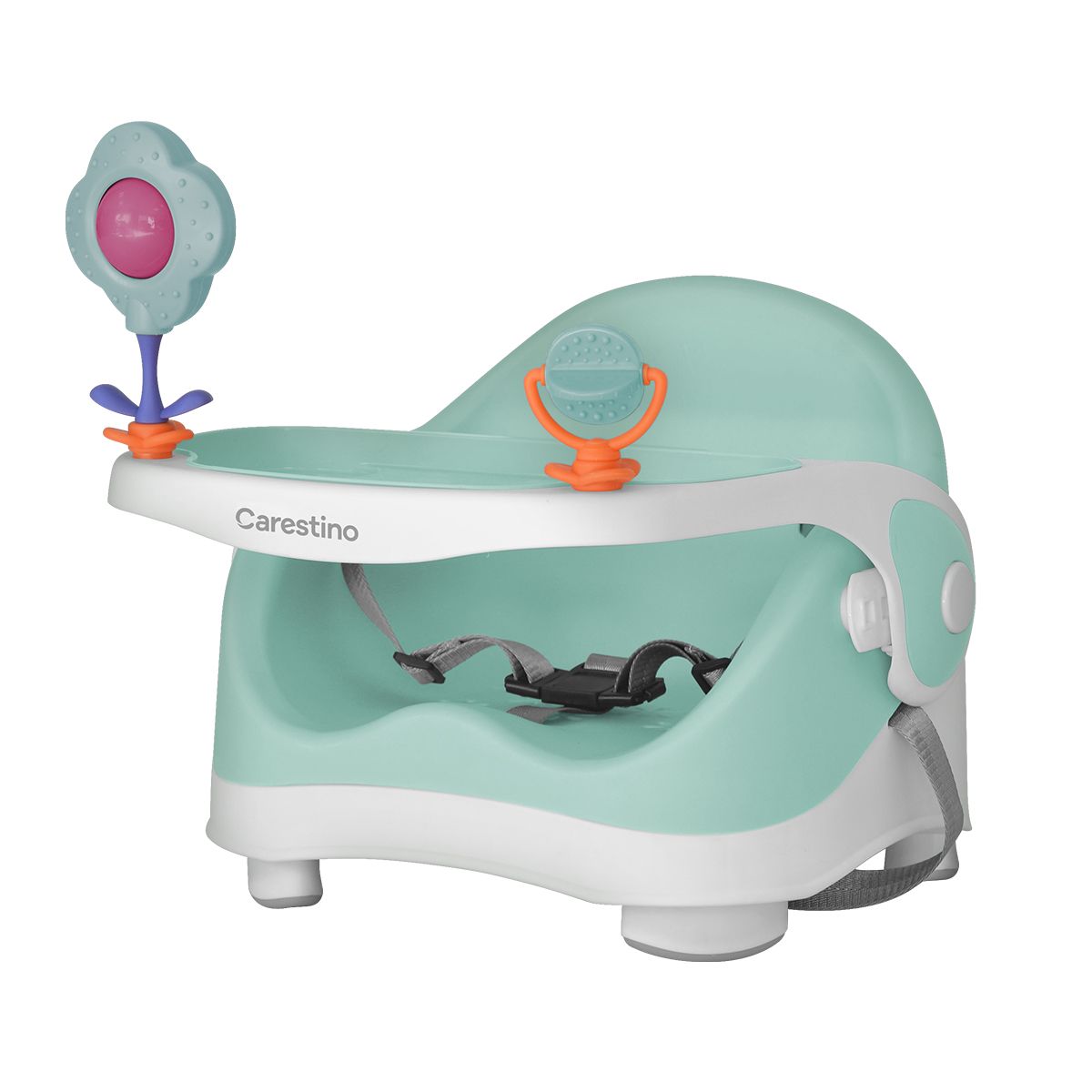 CARESTINO - Silla Comedor Booster Verde Agua