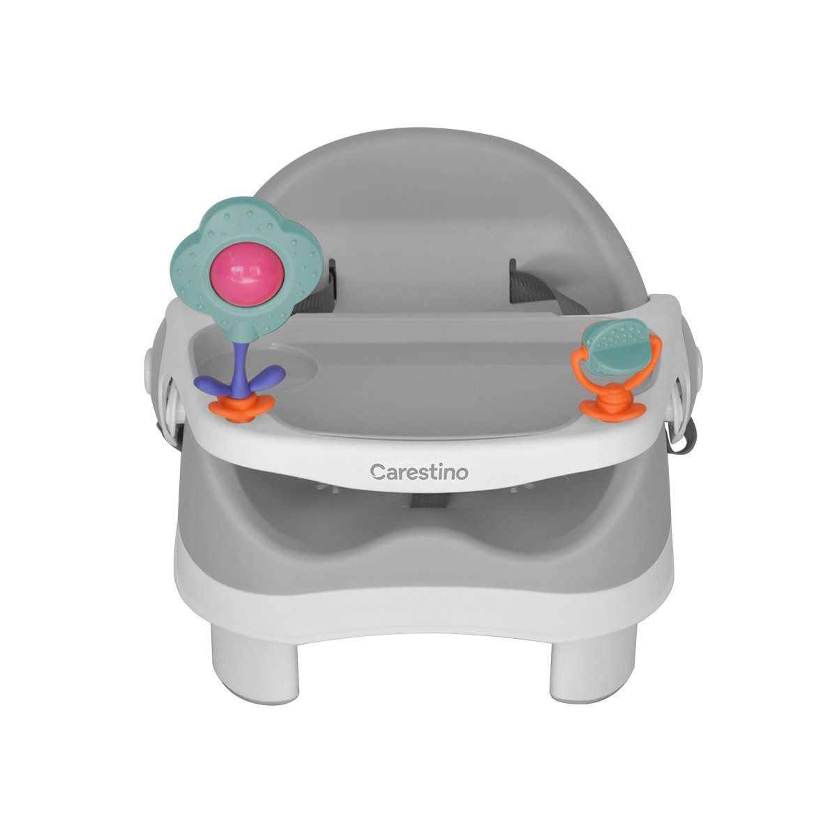 CARESTINO - Silla Comedor Booster Gris