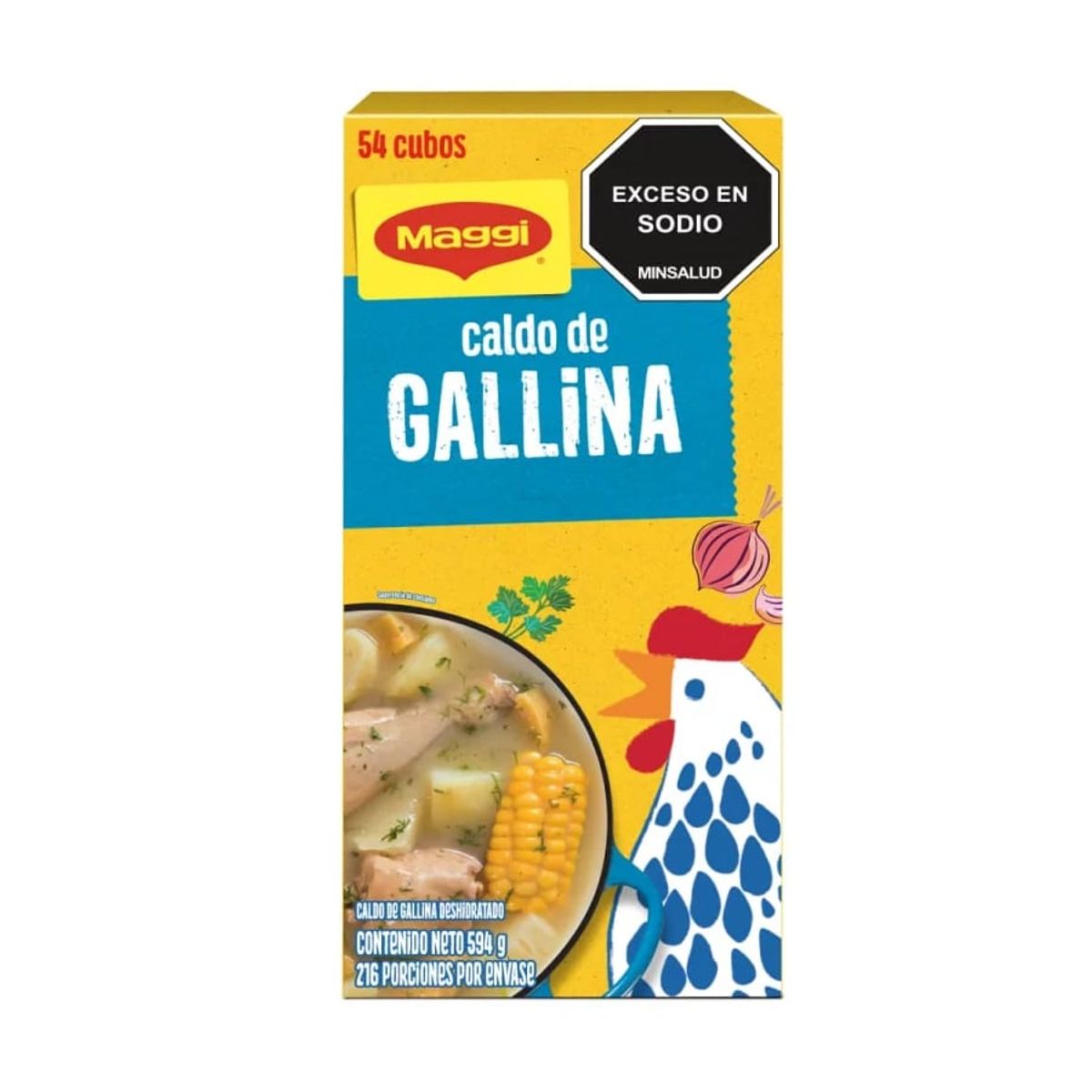 MAGGI - Caldo de Gallina Maggi x 54 Cubos