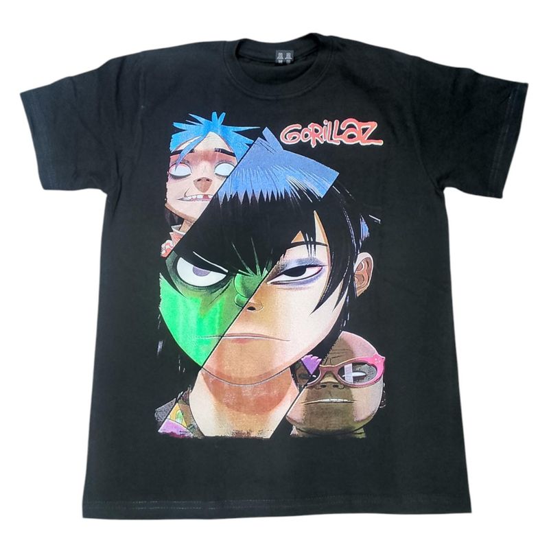VANIDADES COLLECTIONS - Camiseta Banda Gorillaz Camiseta Para Hombre Y Mujer Neón
