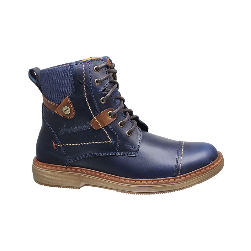 GENERICO - Bota De Amarrar En Cuero Para Hombre