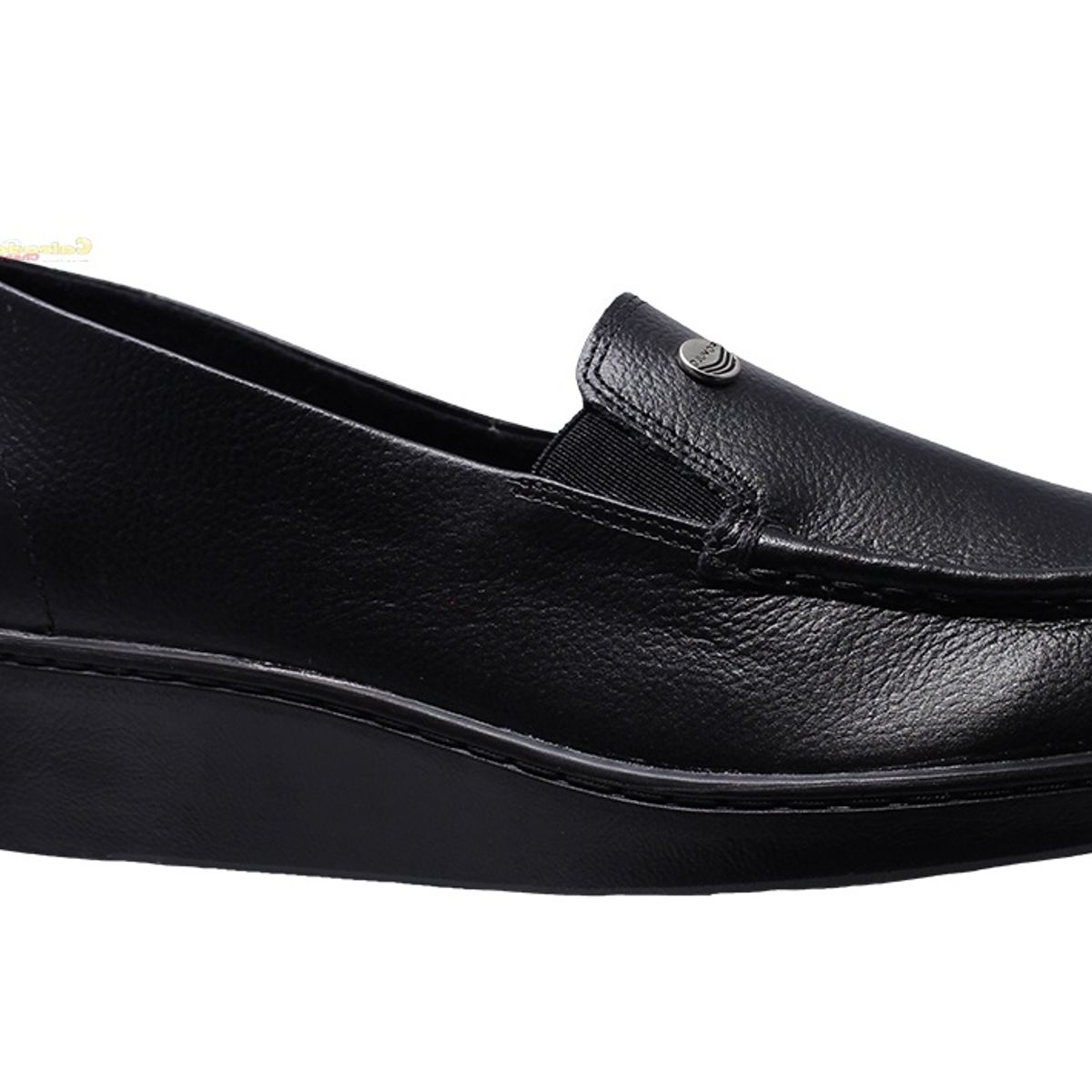 CALZADO ROMULO - Romulo Cuero Tubular Dama Mocasín Tacón Corrido