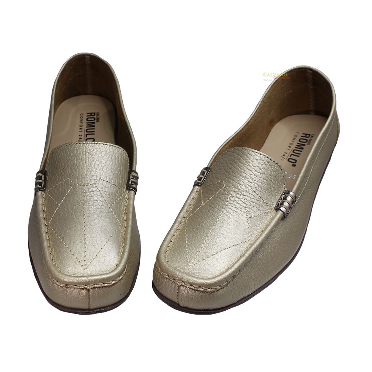 CALZADO ROMULO - Zapato Tubular Dama Romulo Cuero