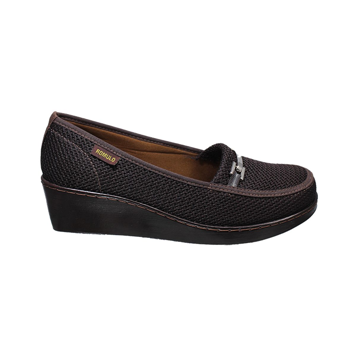 ROMULO - Zapato Romulo Mocasín Textil Hebilla