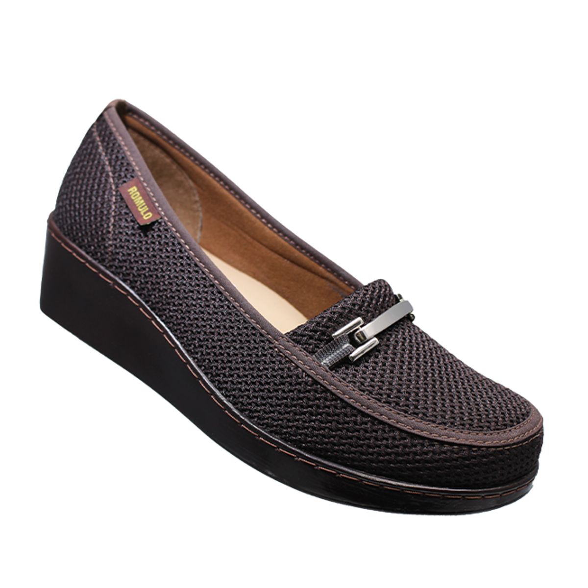 ROMULO - Zapato Romulo Mocasín Textil Hebilla