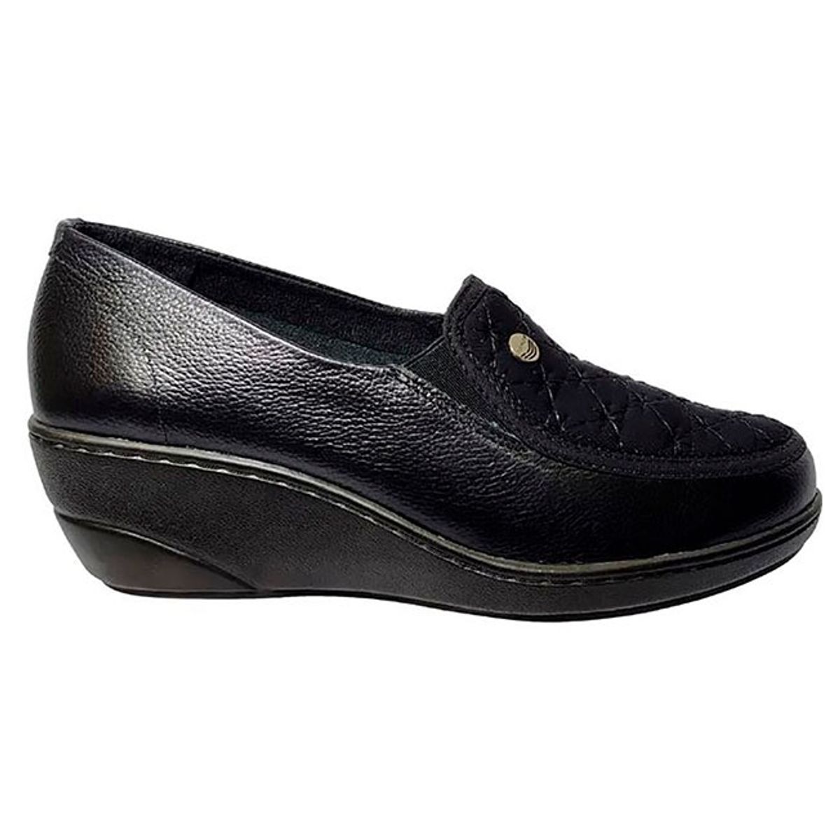 CALZADO ROMULO - Romulo Mocasín Dama Cuero Por Licra