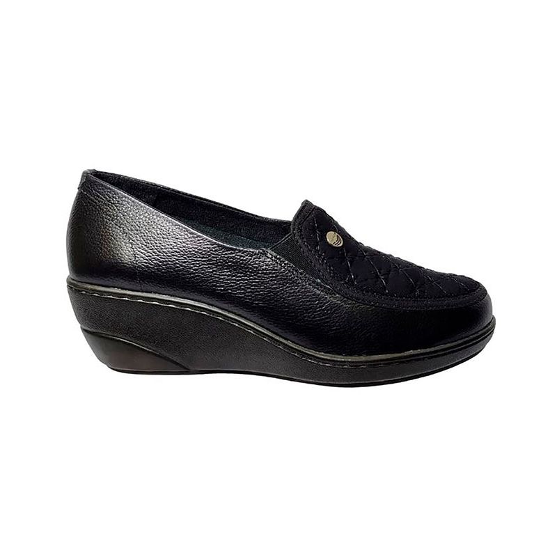 CALZADO ROMULO - Romulo Mocasín Dama Cuero Por Licra