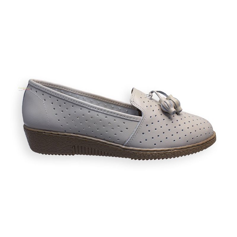 ROMULO - Romulo dama mocasín cuero