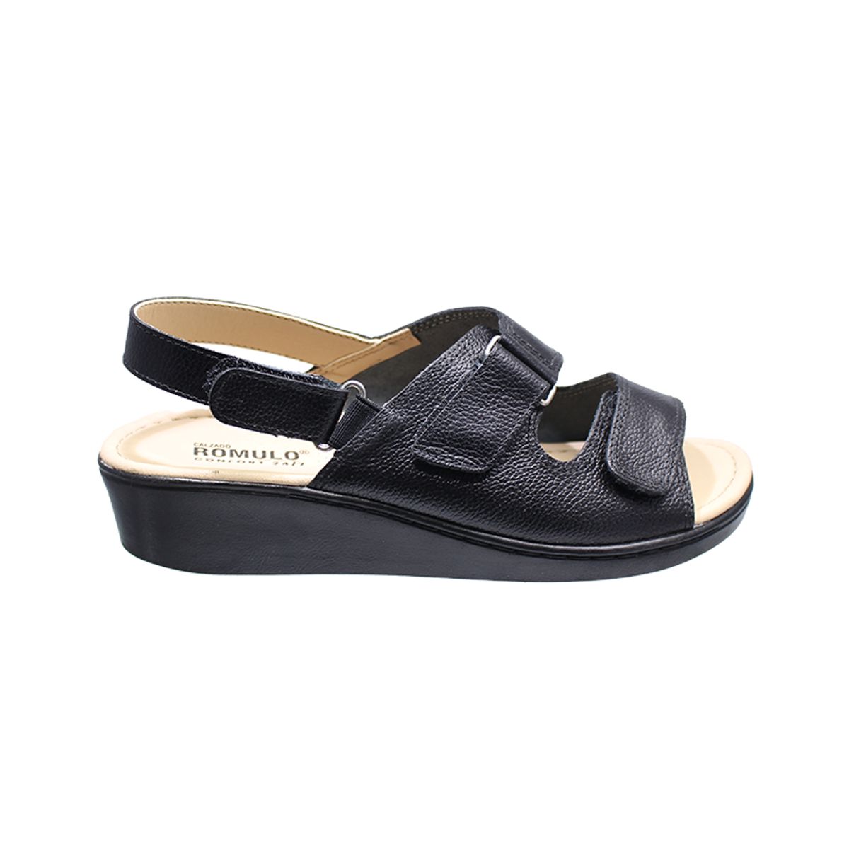 ROMULO - Sandalias Romulo Ajuste Velcro En Cuero