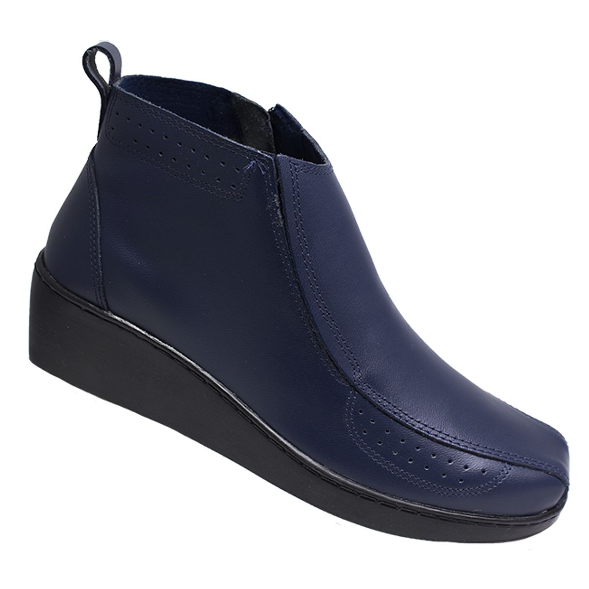 CALZADO ROMULO - Botín Dama Romulo Cuero Ajuste Cremallera Tacón Corrido