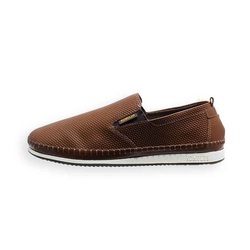 ROMULO - Romulo casual para hombre mocasín en cuero