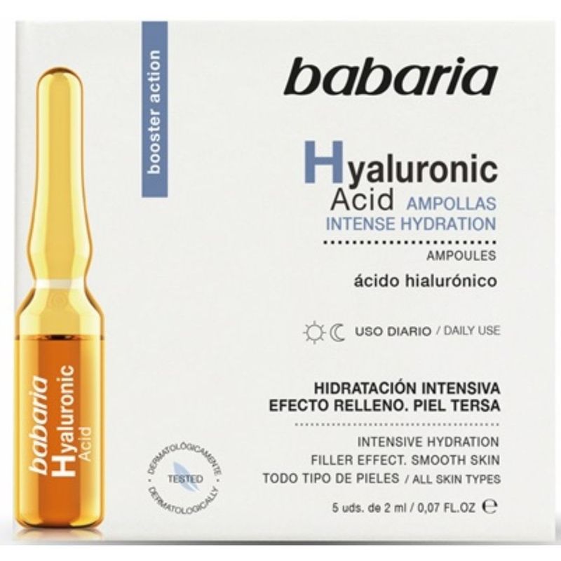 BABARIA - Ampolleta Babaria Acido Hialuronico X 2ml X 5Und