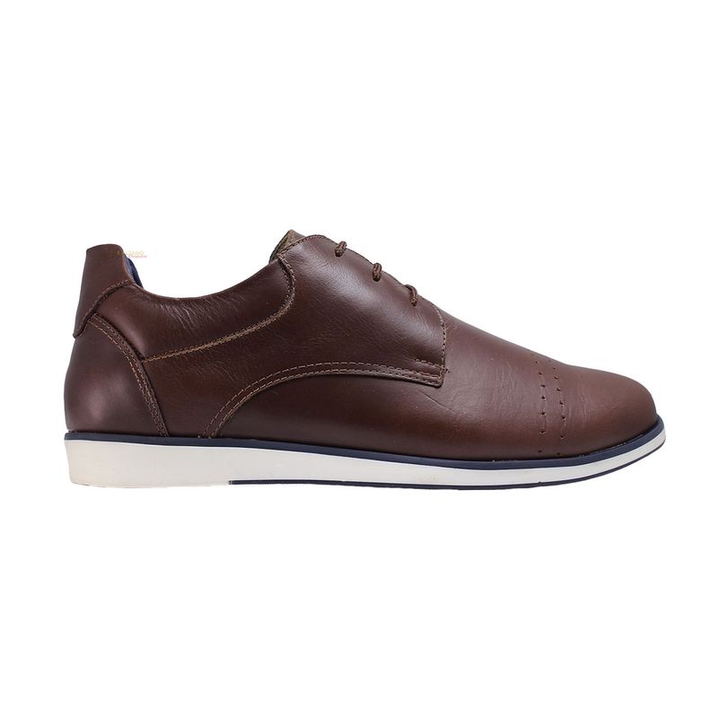 GENERICO - Zapato Casual Para Hombre De Amarrar En Cuero