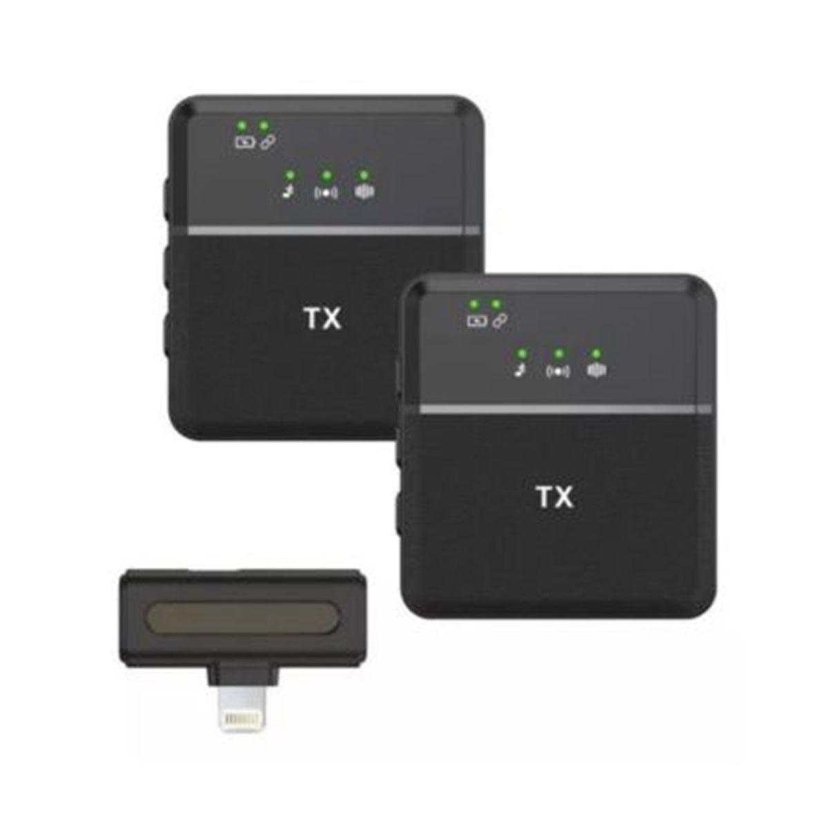 GENERICO - Microfono Inalámbrico Para Celular Doble Compatible con iPhone