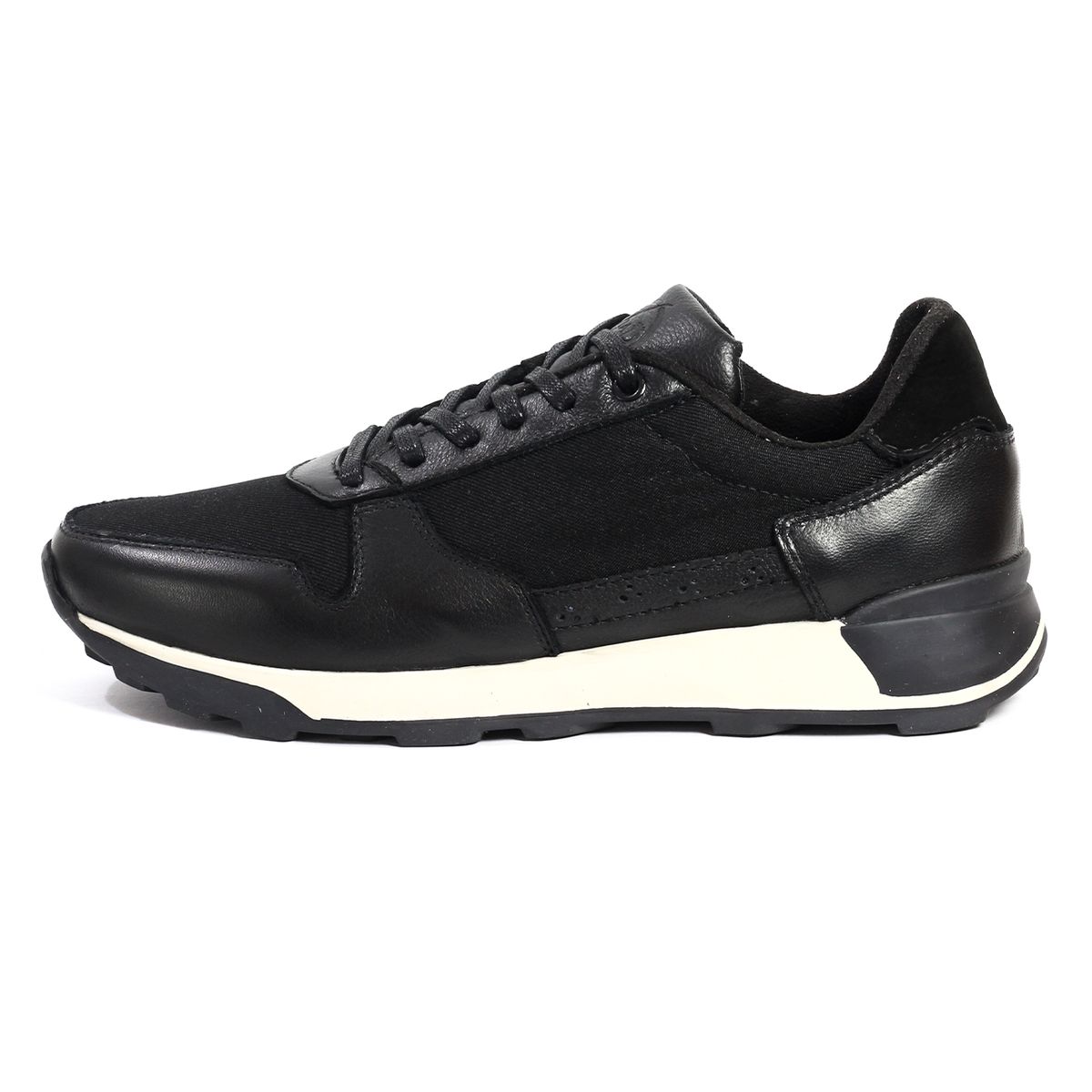 VIAR - Tenis Moda en Cuero Para Hombre VIAR Dukati01 Negro