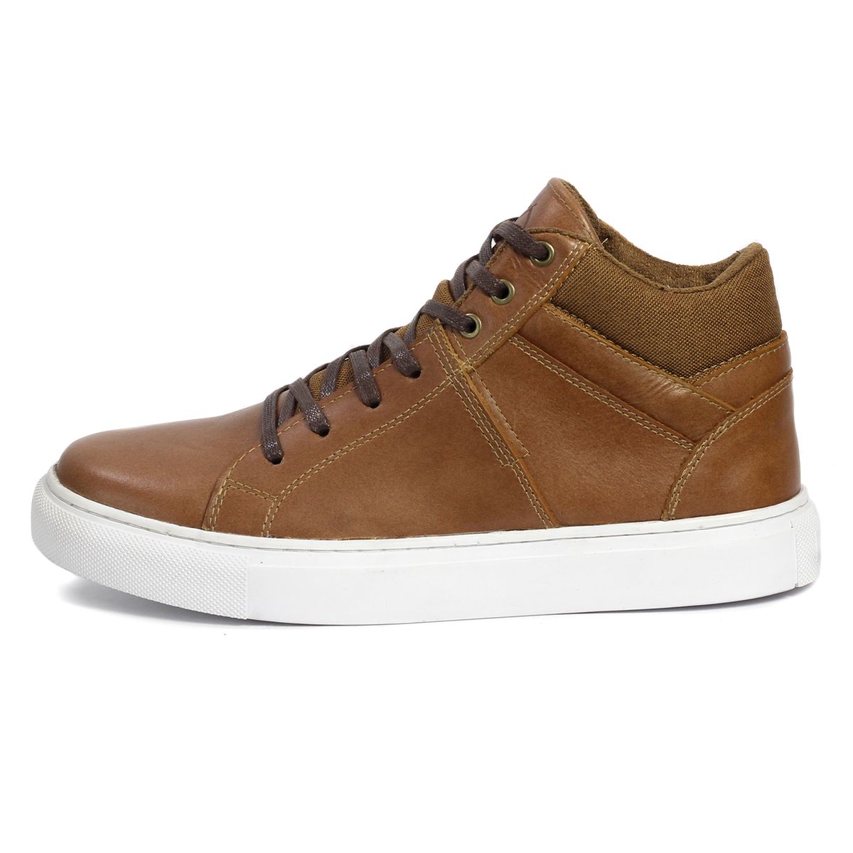 VIAR - Tenis Bota Moda en Cuero Para Hombre VIAR Fiodor05 Miel