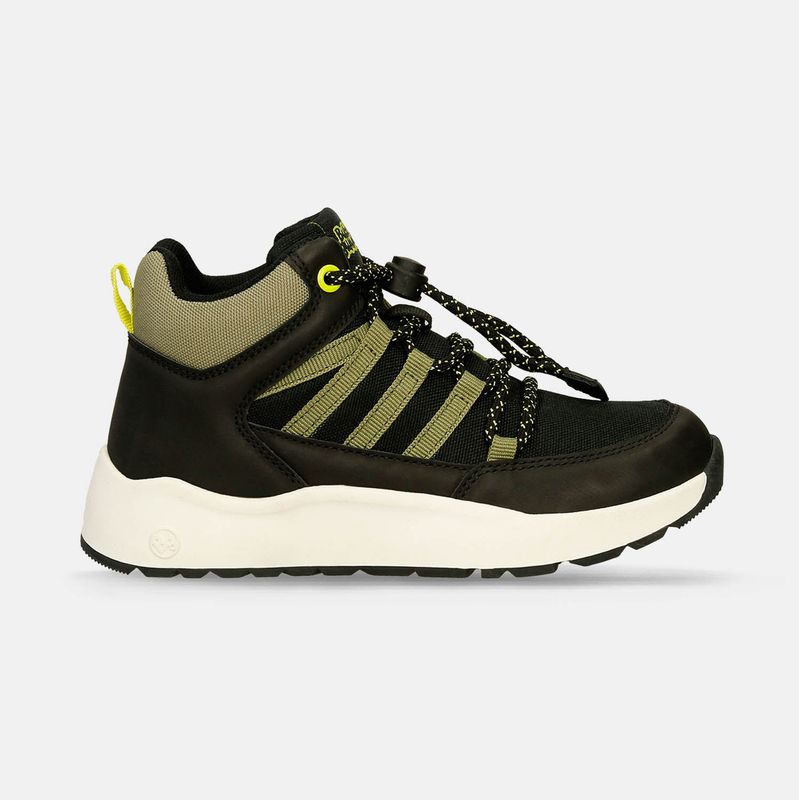 BUBBLE GUMMERS - Tenis  Junior Para Niño Bubblegummers Negro-Verde Shaaz