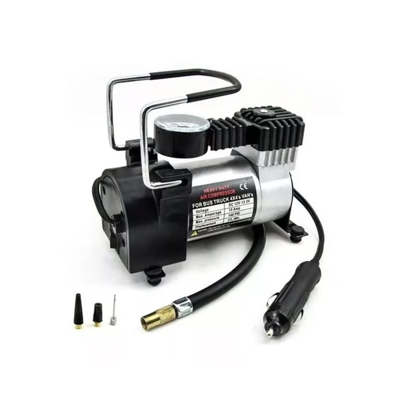 GENERICO - Mini compresor inflador aire portátil air compressor dc12v