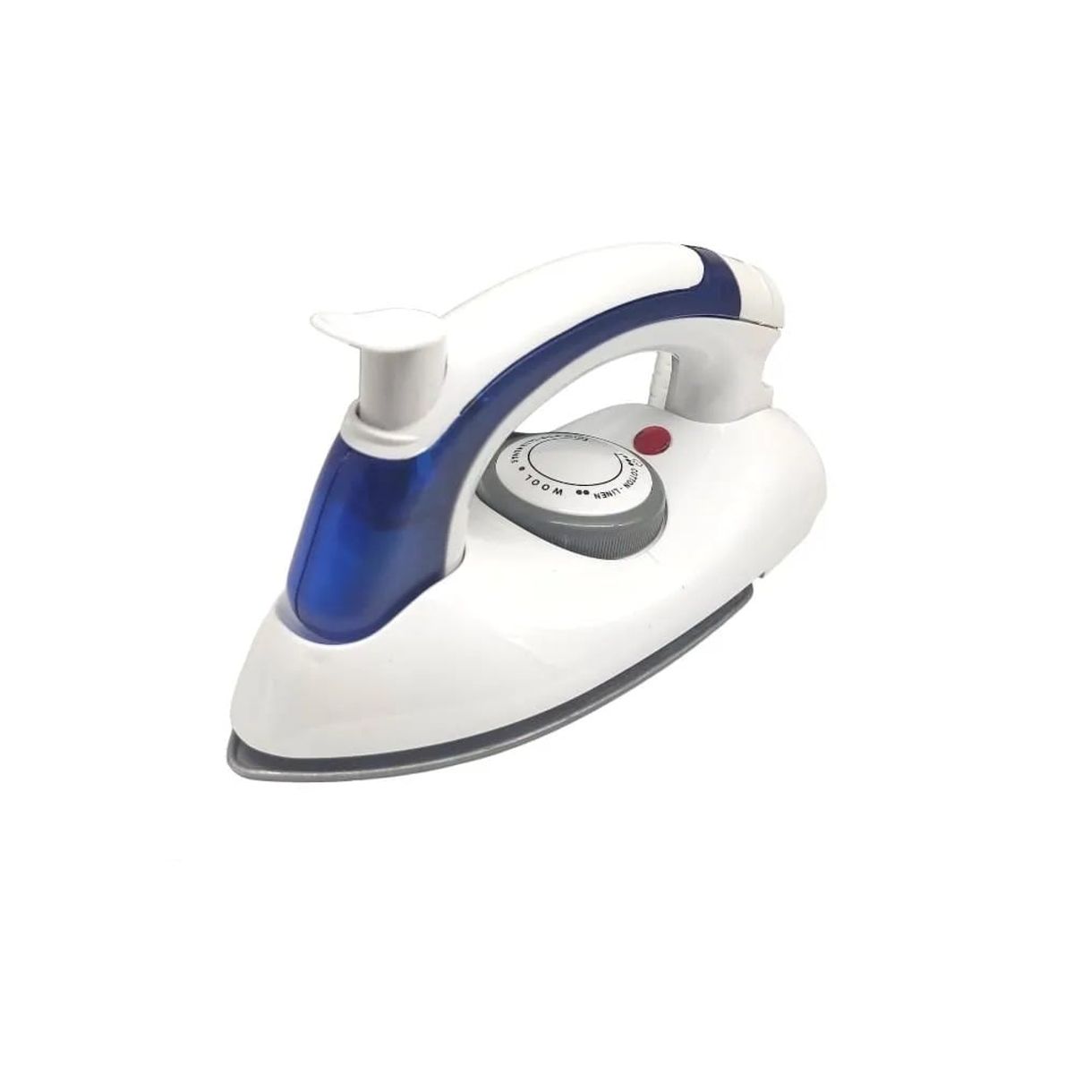 GENERICO - Mini Plancha Viajera Ropa Vapor Antiadherente Mango Plegable