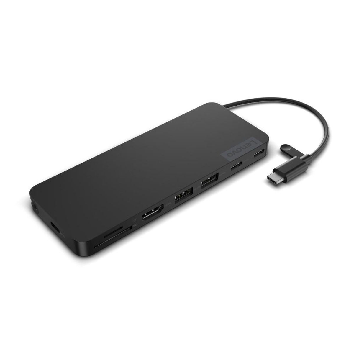 LENOVO - Lenovo USB-C Slim Travel Dock - Negro