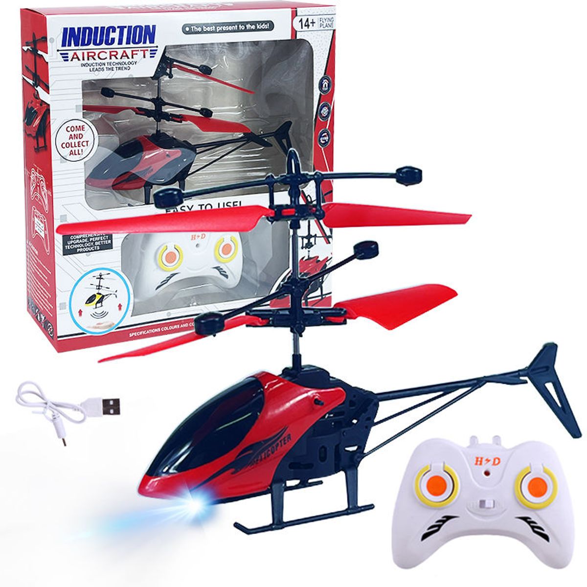 GENERICO - Helicóptero Rc Mini Control Remoto Con Sensor Infrarrojo