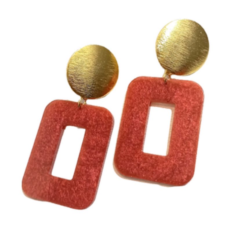 BY CAMI - Aretes en resina Outline_.