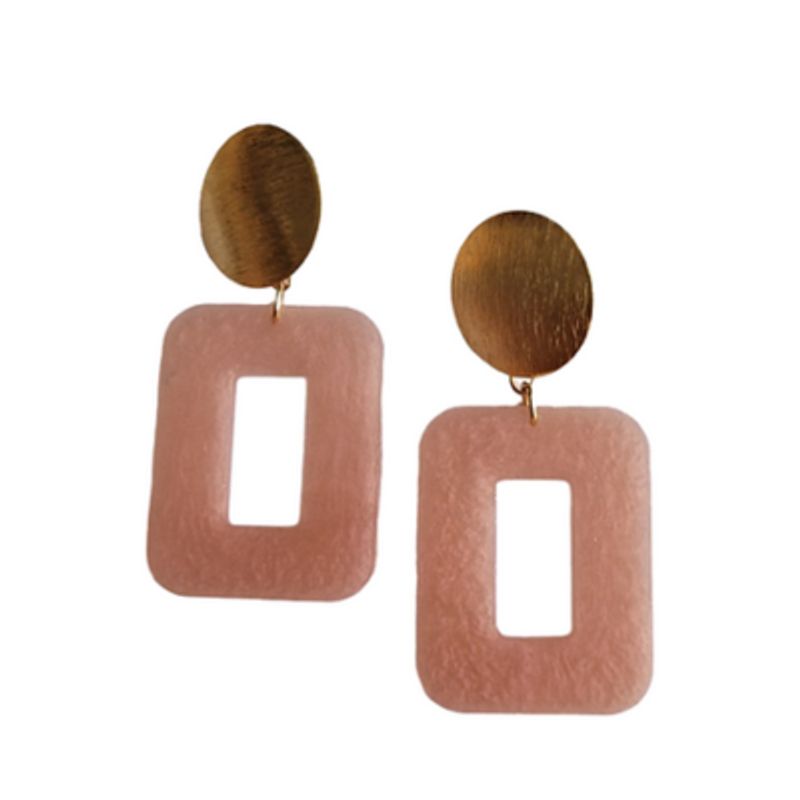 BY CAMI - Aretes en resina Outline_.