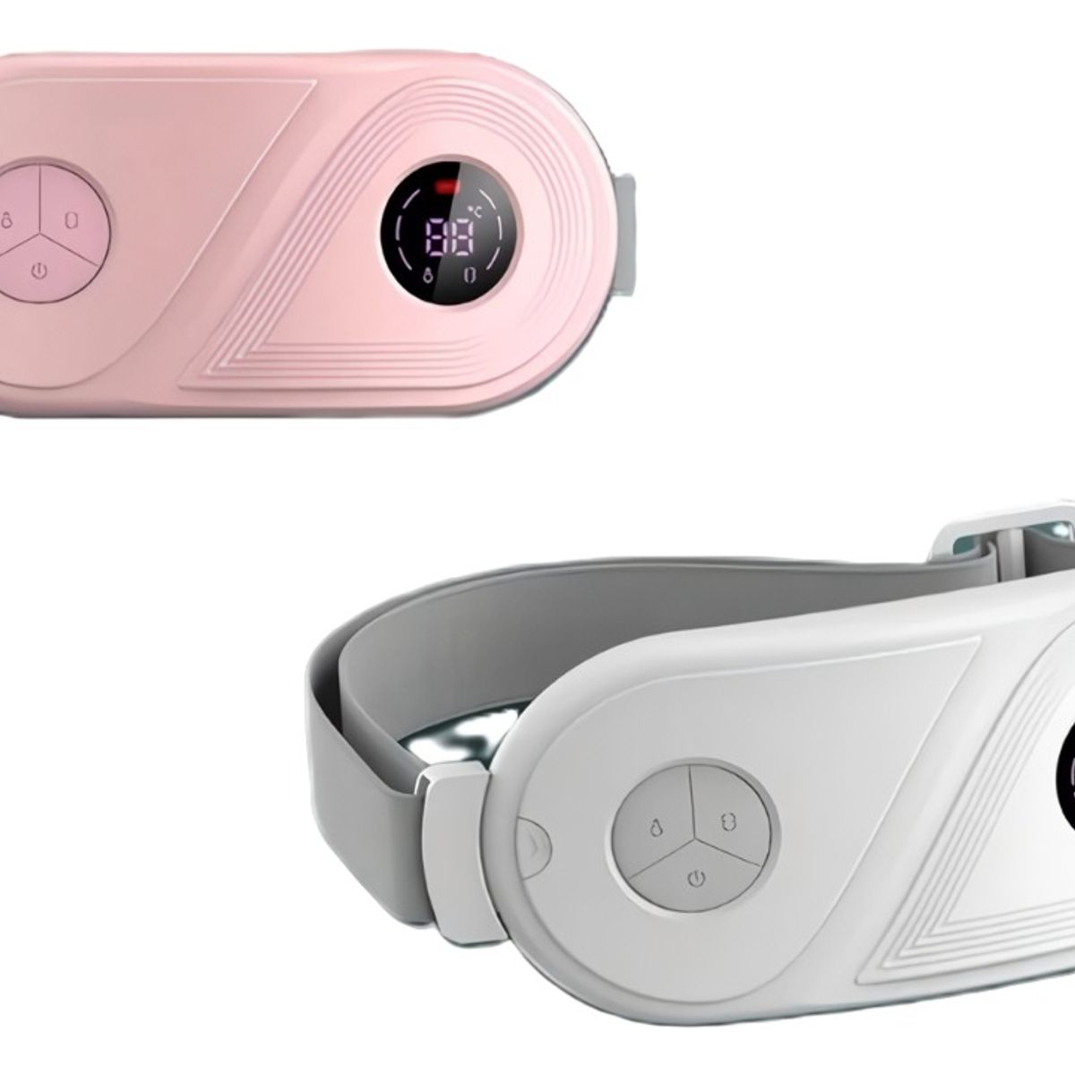 GENERICO - Cinturon Electrico Alivia Colicos Masajeador Calefactor