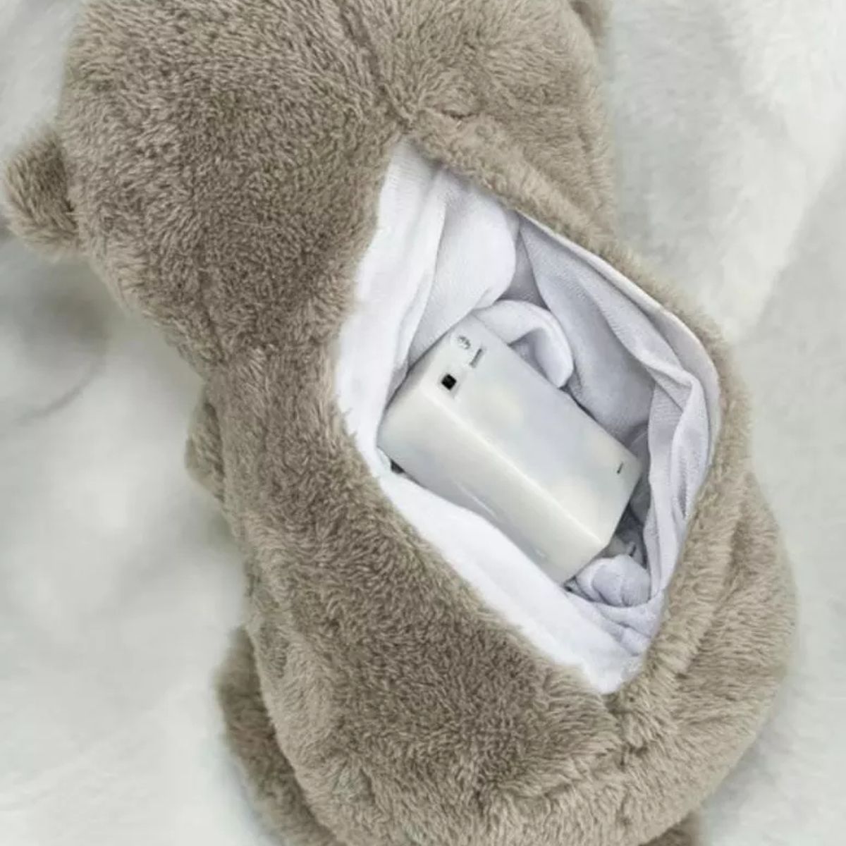 GENERICO - Peluche Realista Oso Bebe Estimulación Sensorial Sonido