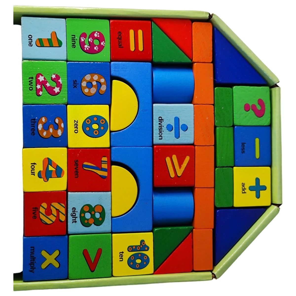 GENERICO - Maleta Juego Bloques Rompecabezas Armar Didactico Educativo